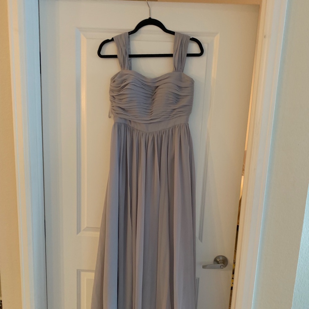 Bridesmaids dress grey